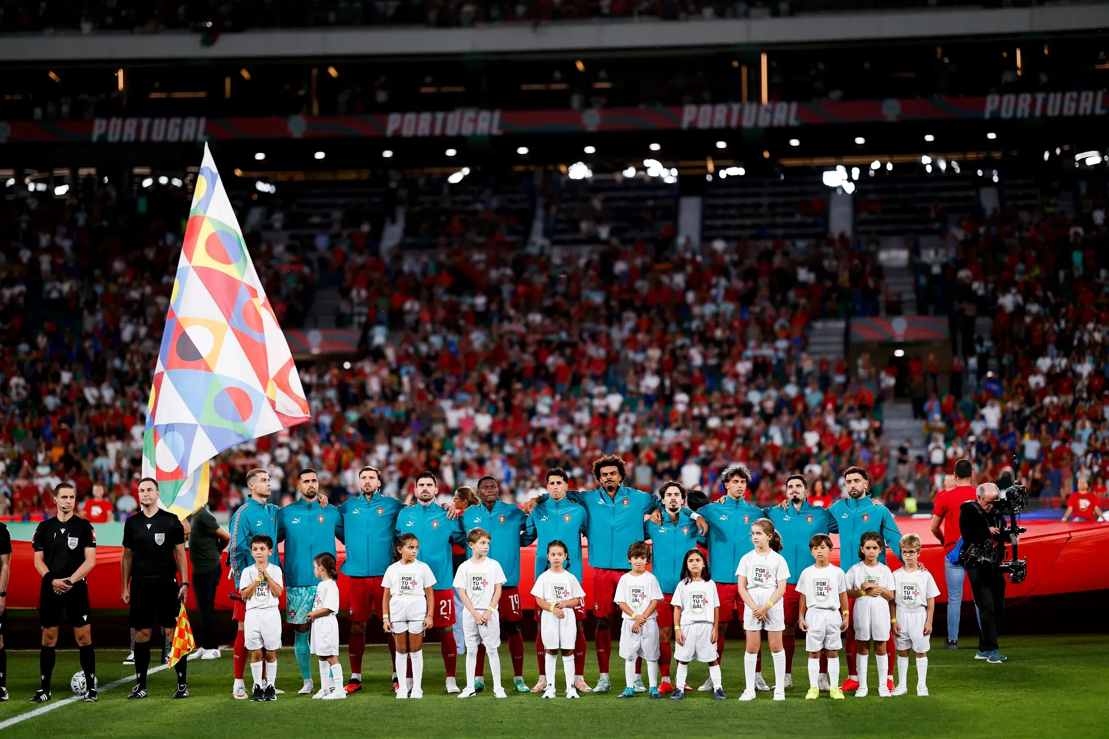 Os 11 iniciais do Noruega x Portugal