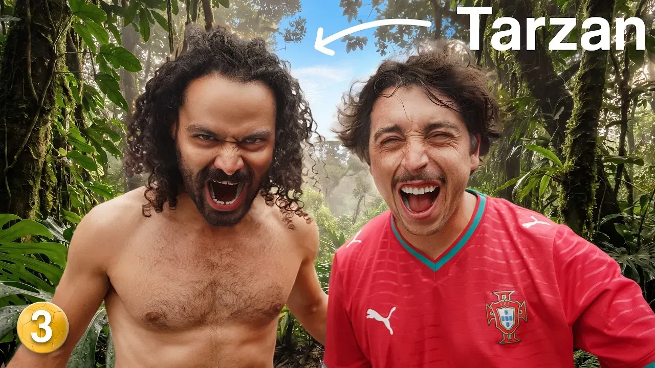 Apanhámos boleia de um Tarzan real