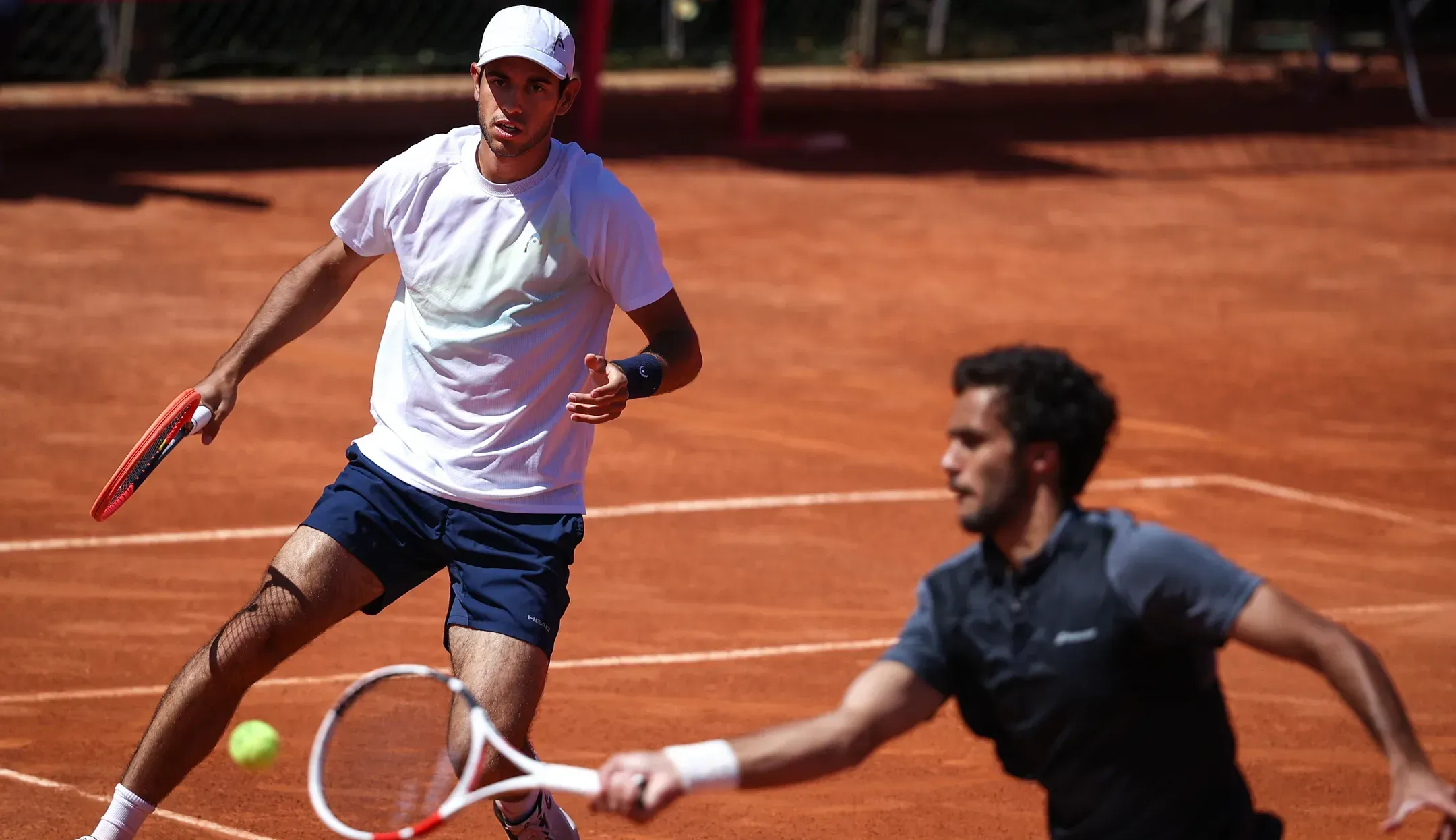 Francisco Cabral e Nuno Borges juntos no Estoril Open