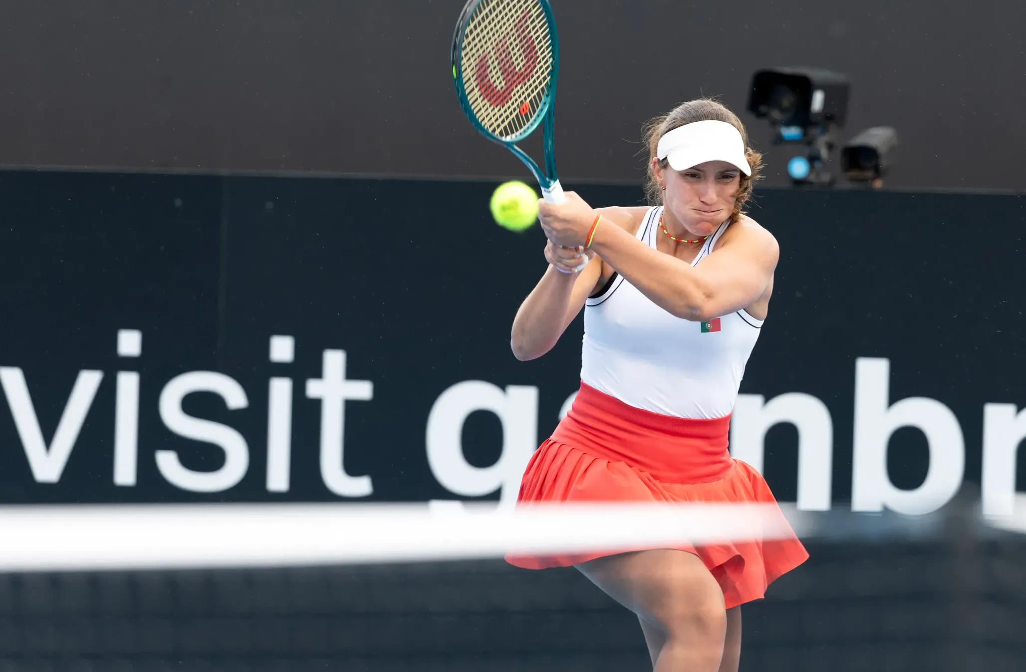 Francisca Jorge vence pela primeira vez no US Open