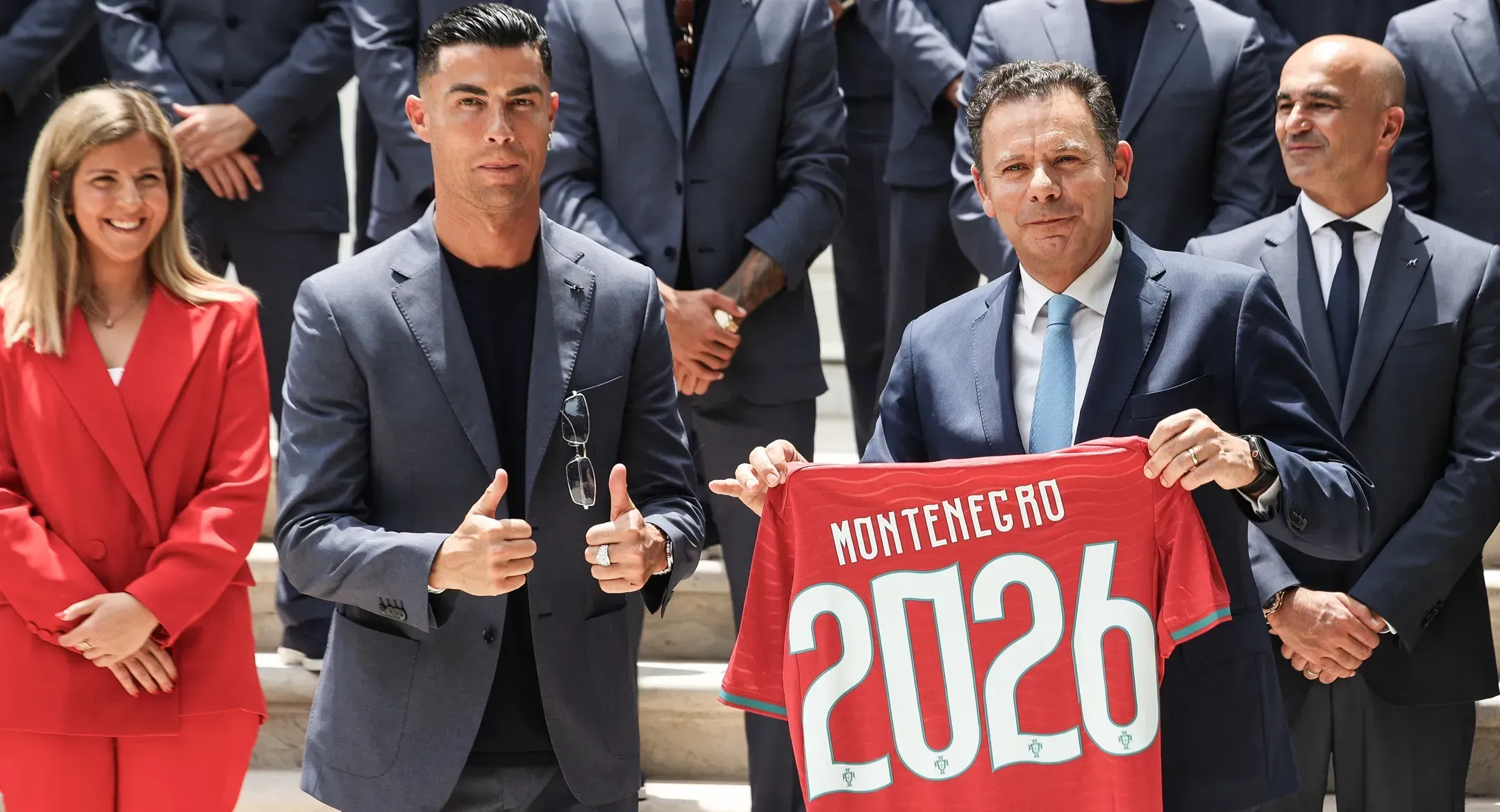 Montenegro esteve com a Seleção: "É um grupo magnífico"