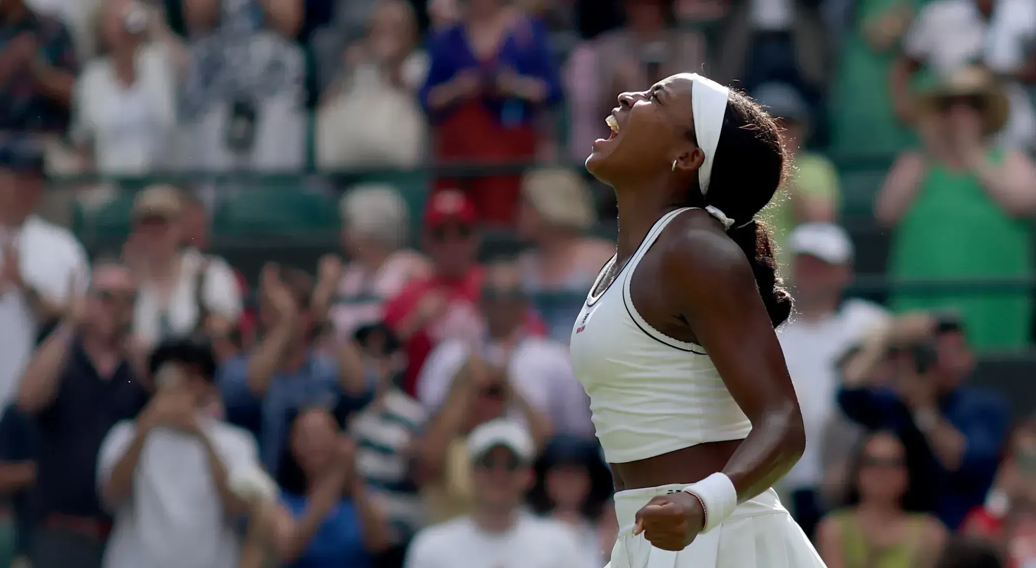 Coco Gauff estreia-se nas meias-finais de Wimbledon