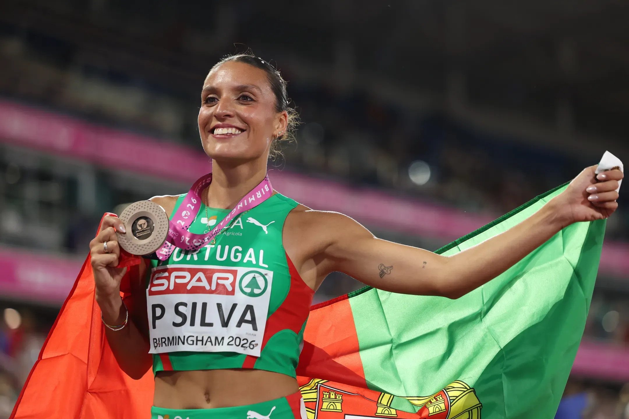 Patrícia Silva conquista bronze europeu nos 1500m