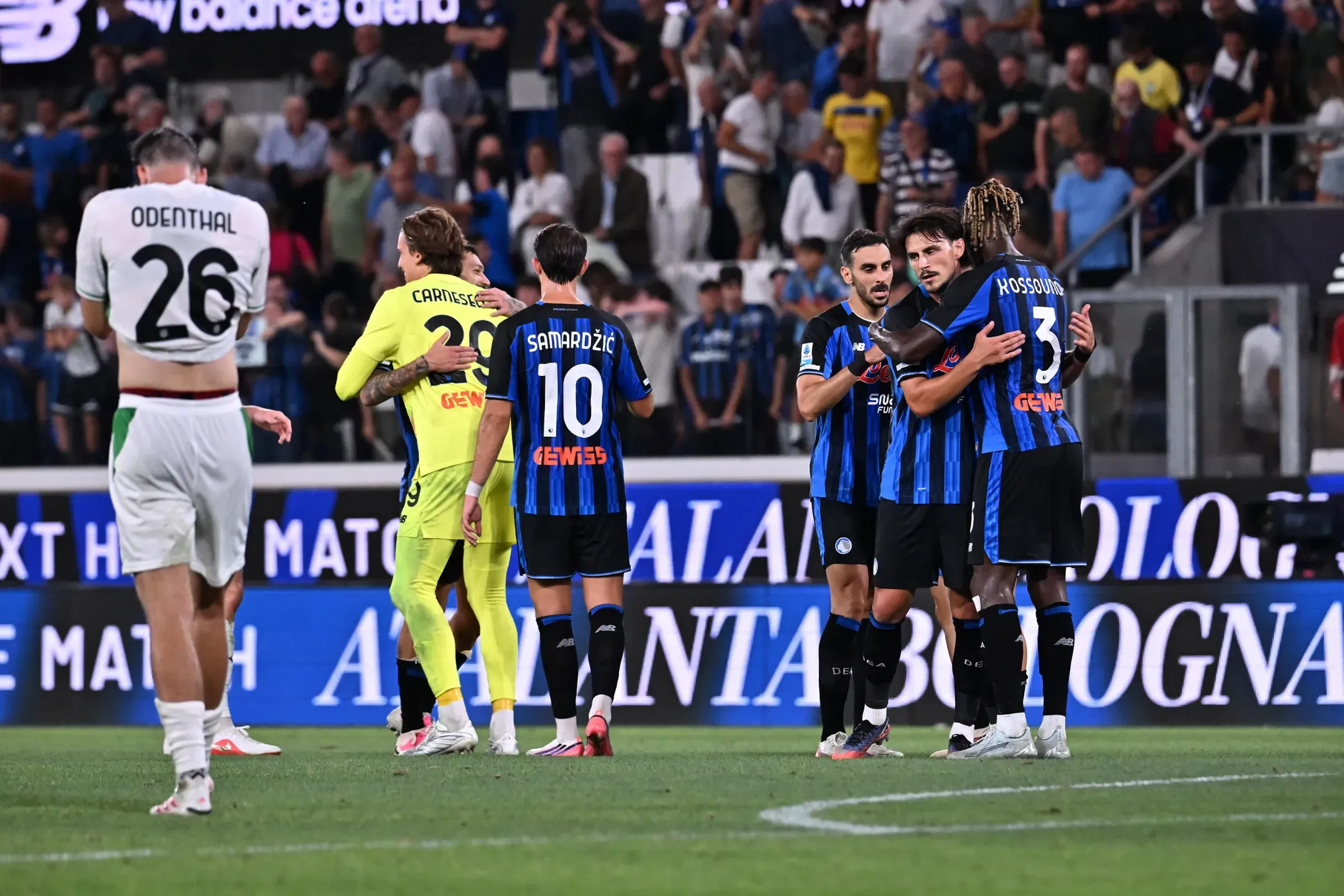 Atalanta ganha pela margem mínima