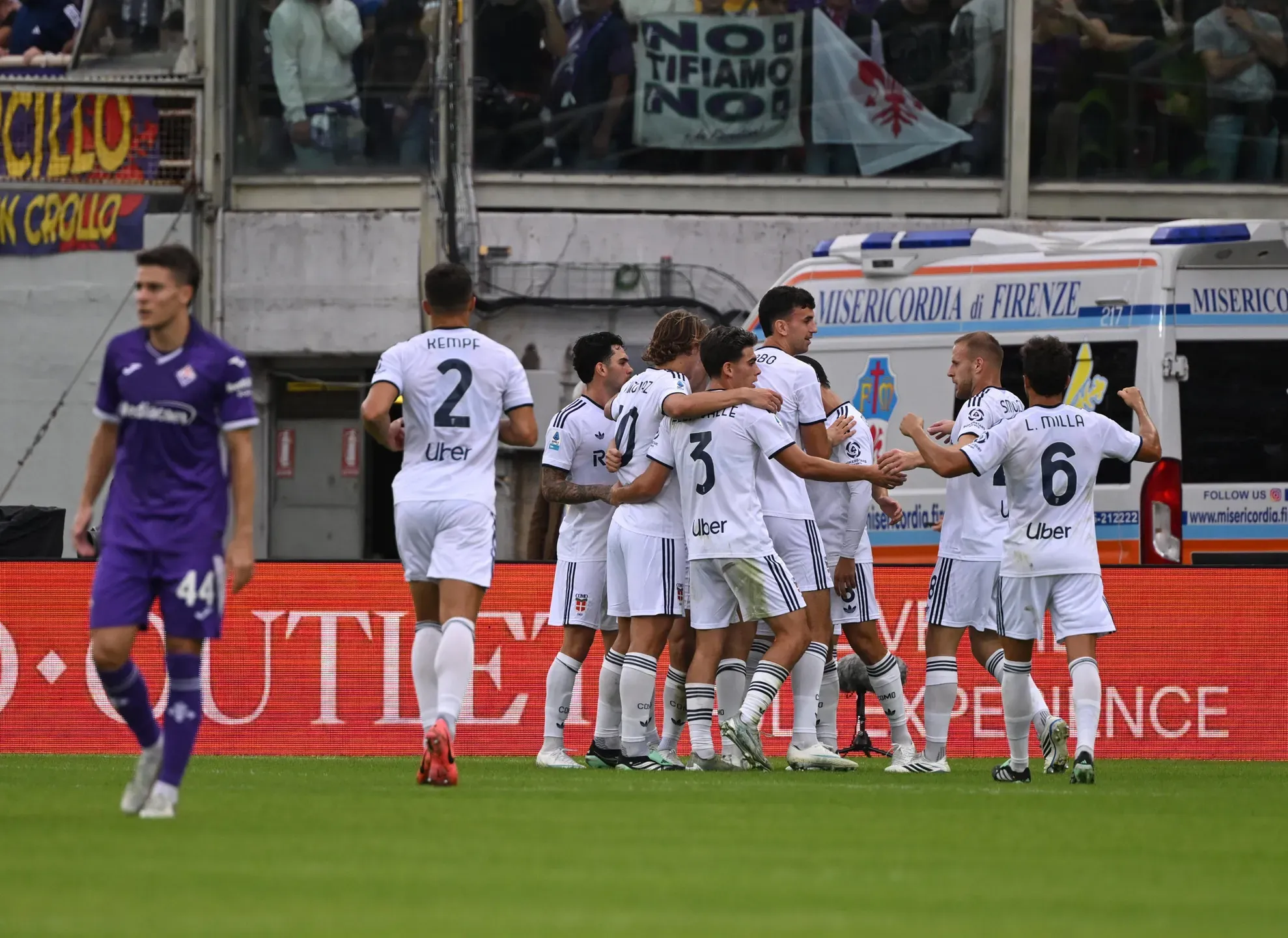 Pote titular na derrota da Fiorentina