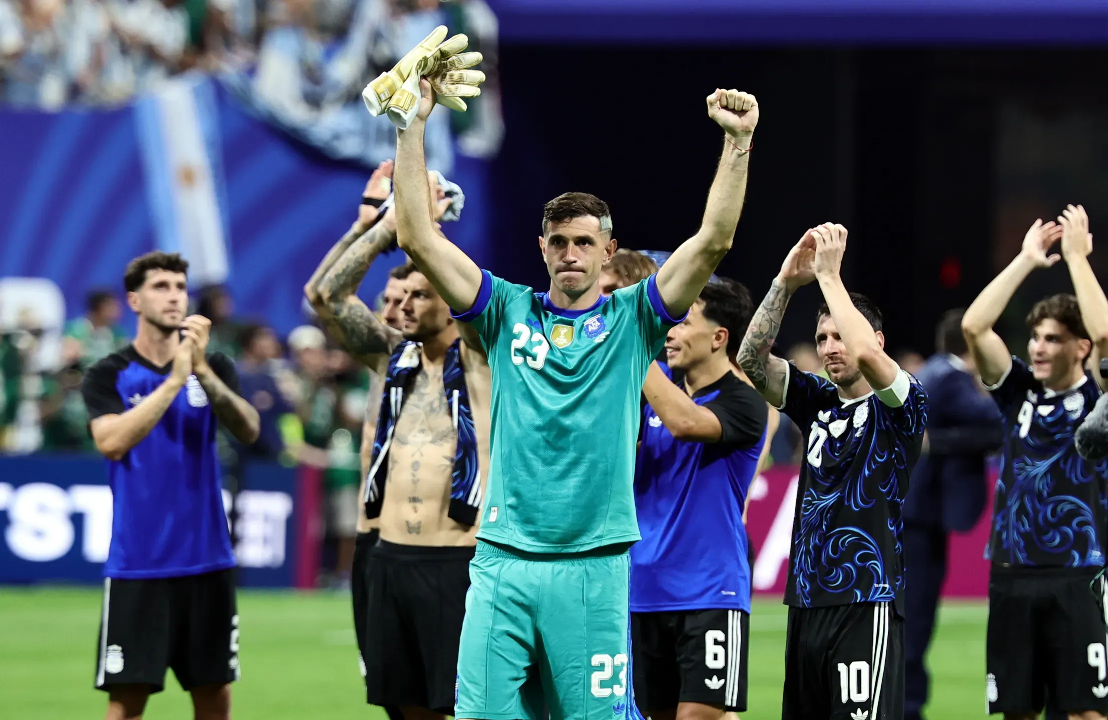 Emiliano Martínez: "Eternamente grato a todo o povo argentino"