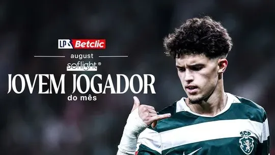Médio do Sporting arrecada prémio de jovem do mês  