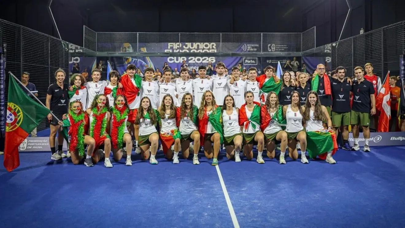 Na FIP Junior Euro Padel Cup, Portugal continua a crescer… mas ainda à procura do salto definitivo