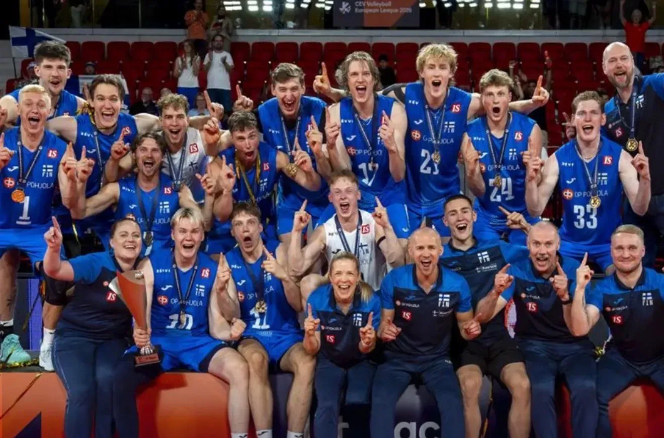 Finlândia conquista Liga Europeia masculina de Voleibol