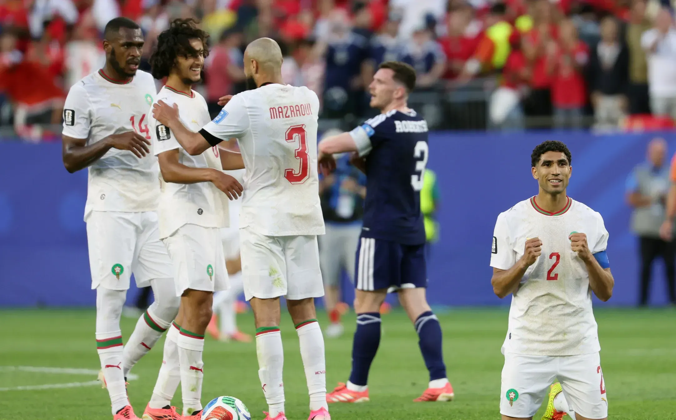 Marrocos adianta-se em dois minutos e vence