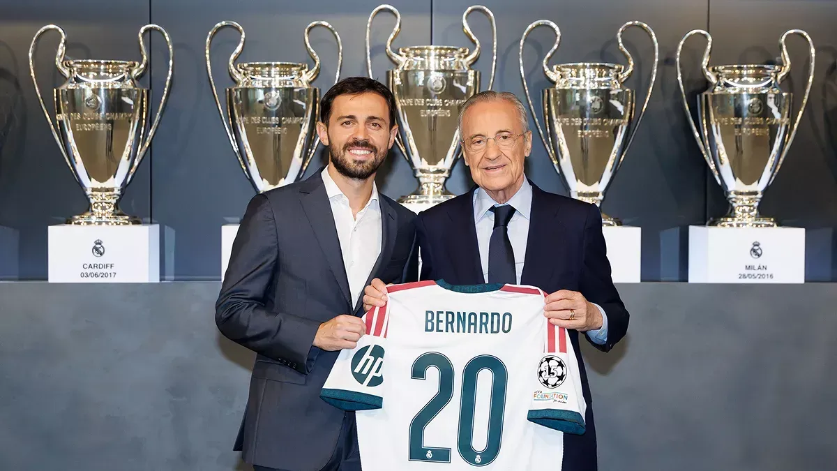 Oficial: Bernardo Silva apresentado no Real Madrid