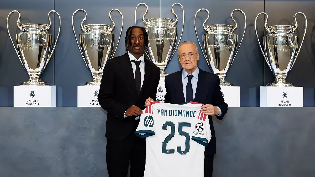 Oficial: Diomande apresentado no Real Madrid