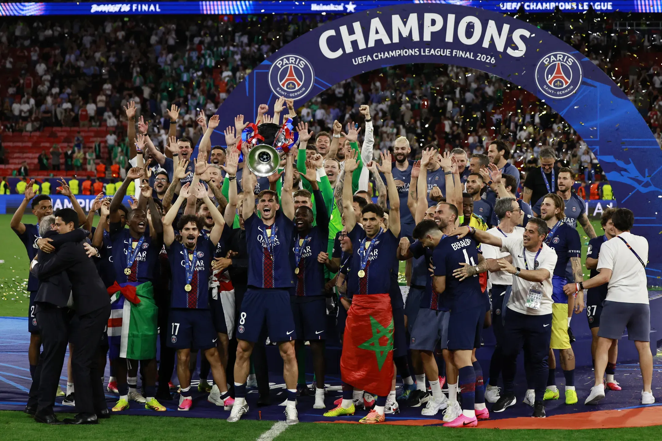 Festa do PSG continua em Roland Garros