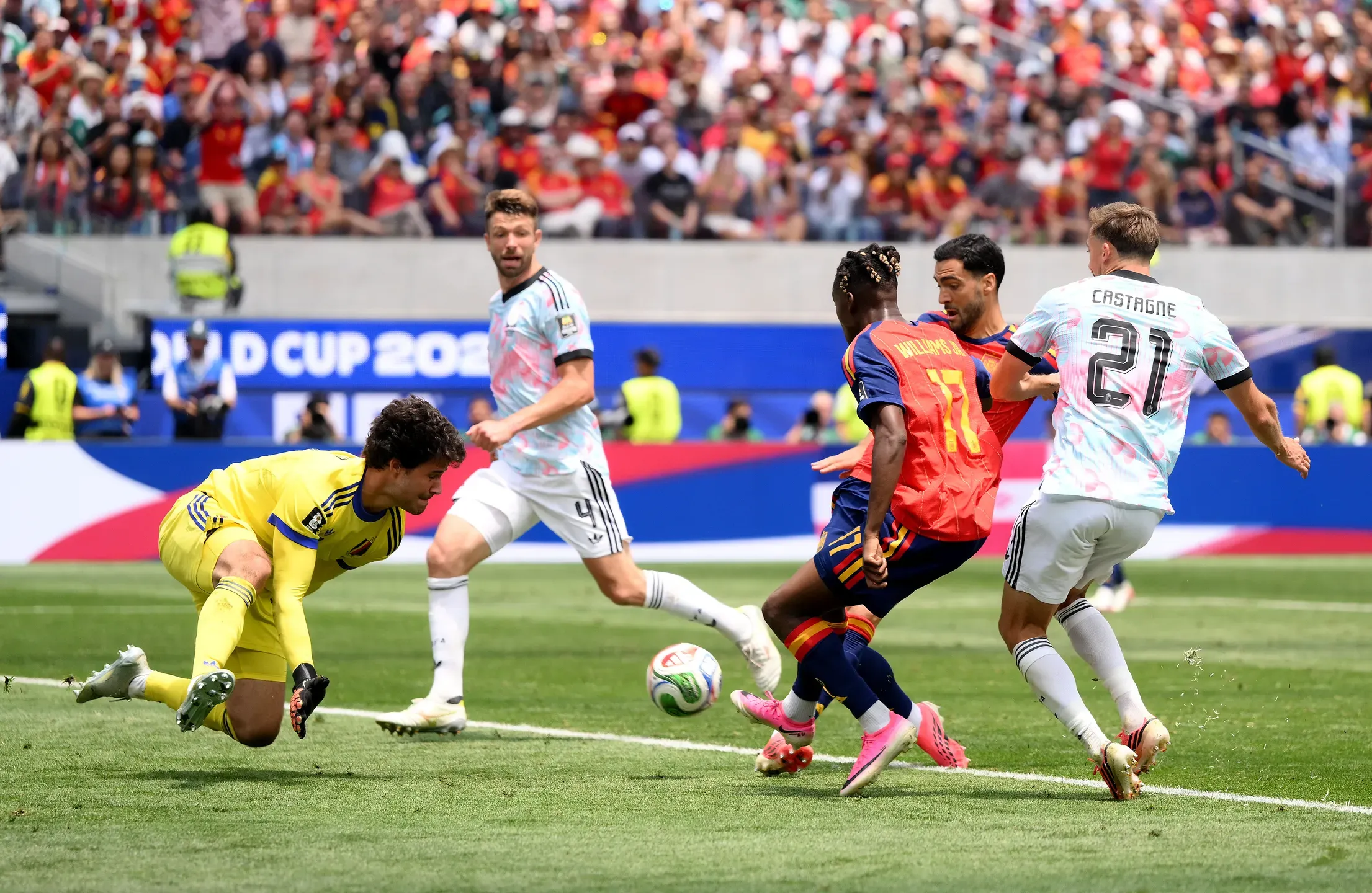 Espanha com ascendente após afastar França