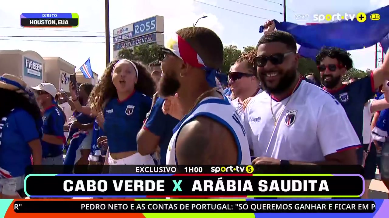 SPORT TV acompanha festa de Cabo Verde antes do duelo com a Arábia Saudita