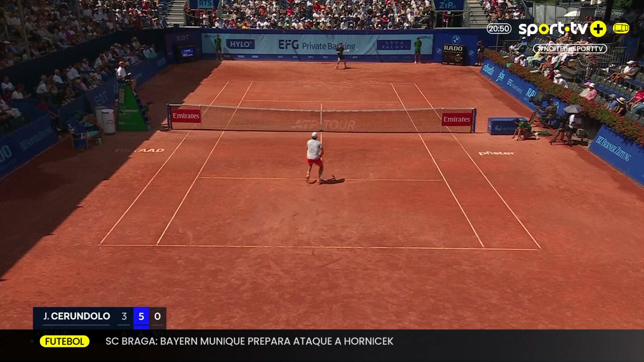 Gstaad: queda de Casper Ruud nas meias