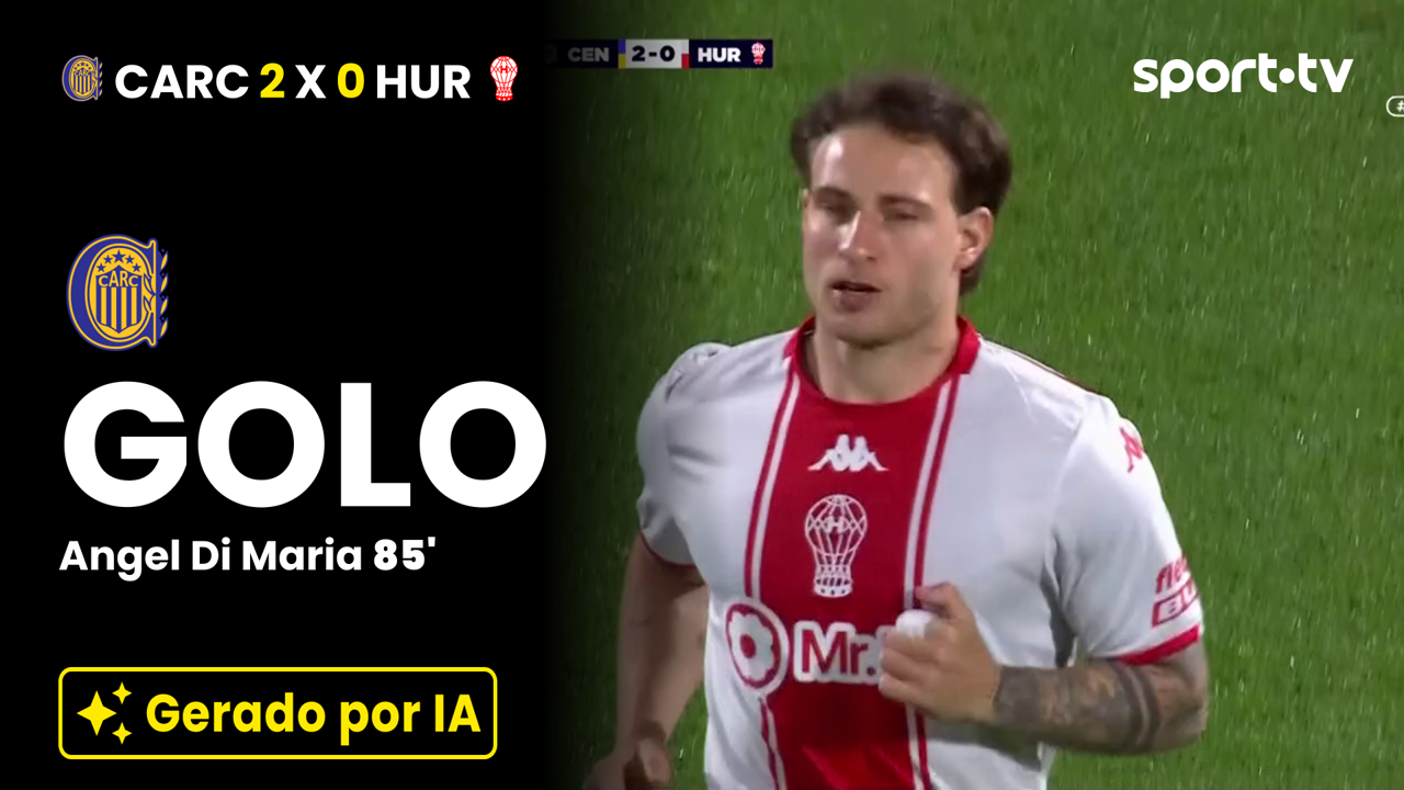 ▶️ Assistido por Franco Ibarra, Di María faz o 2-0 para o Rosario Central 🤝