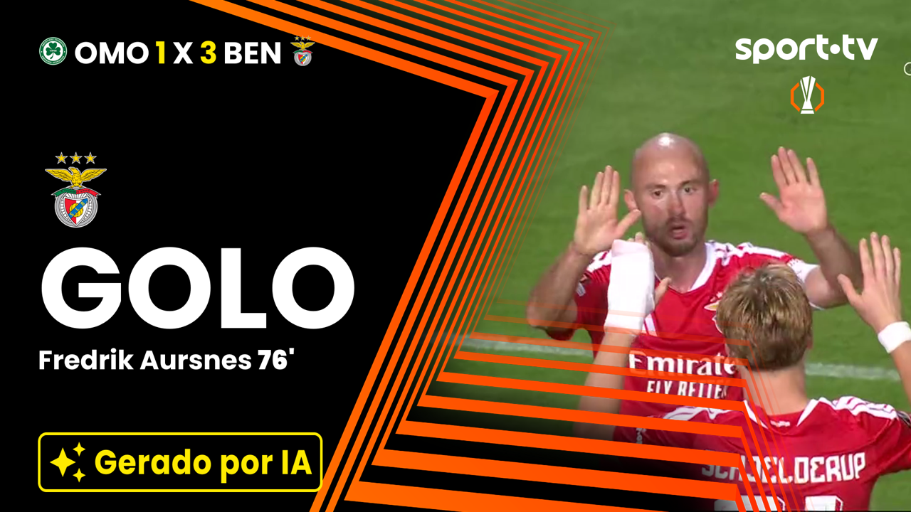 ▶️ Remate de Aursnes amplia a vantagem europeia do Benfica em Nicósia 🔥🔴
