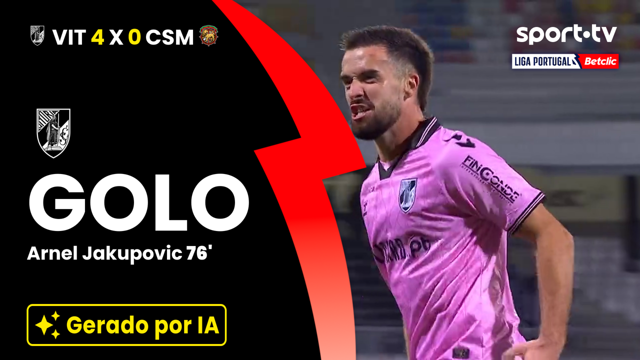 ▶️ Samu assiste e Jakupovic assina o 4-0 do Vitória SC 📐⚫⚪