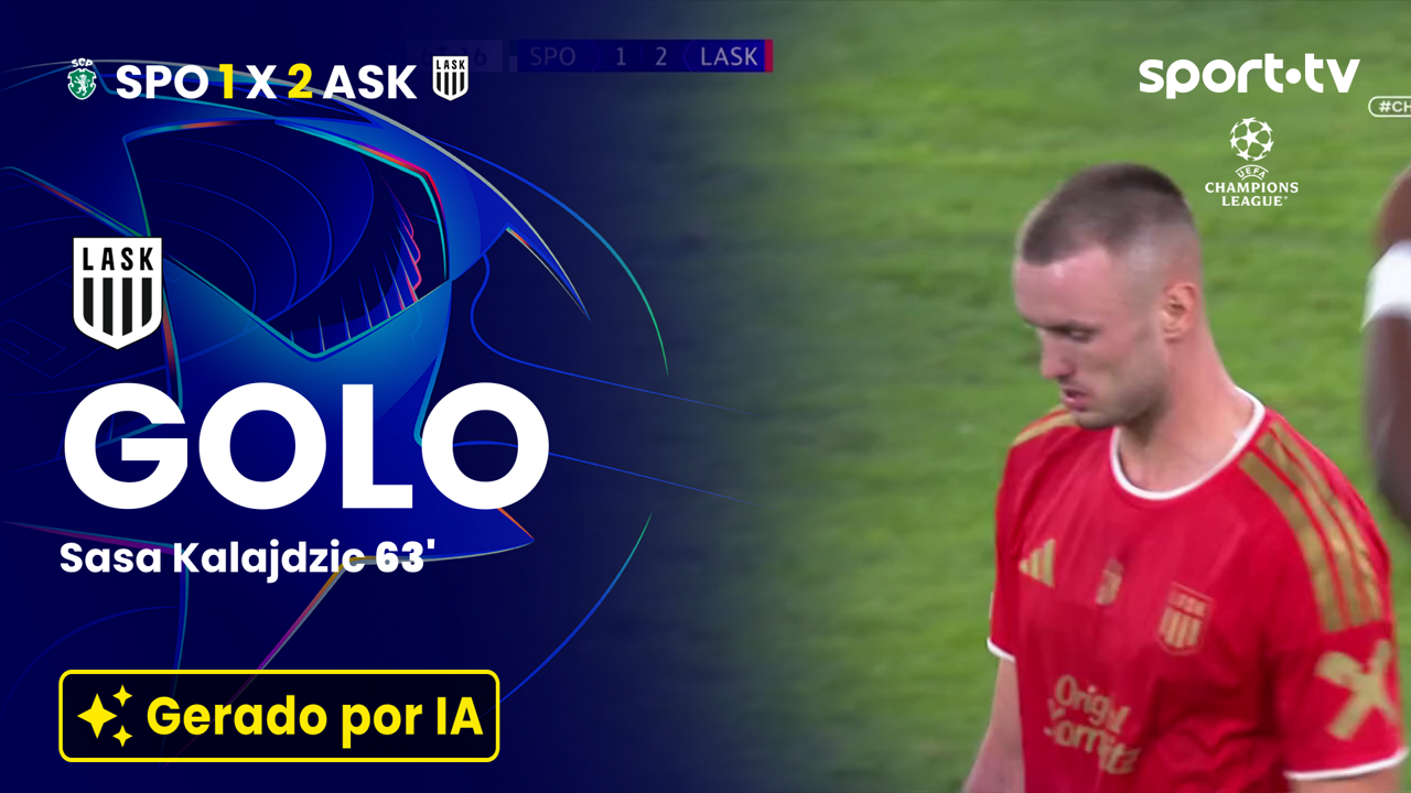 ▶️ 2️⃣ golos em 5 minutos: Kalajdzic volta a marcar e o LASK Linz passa para a frente 🔥