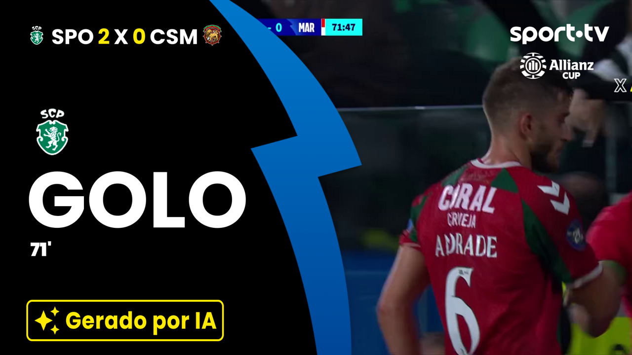 ▶️ Sporting CP amplia vantagem, bis de Pedro Lima ao comando 🔫🟢