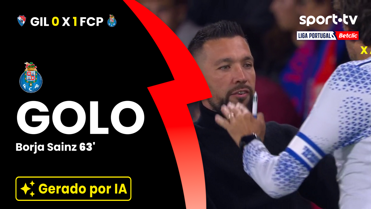 ▶️ Remate de Borja Sainz coloca o FC Porto na frente em Barcelos ⚽