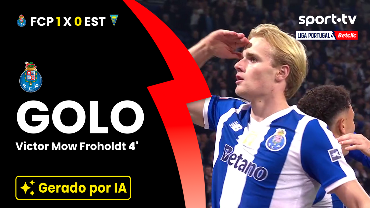 ▶️ Assistido por Pepê, Victor Froholdt coloca o FC Porto em vantagem cedo no jogo