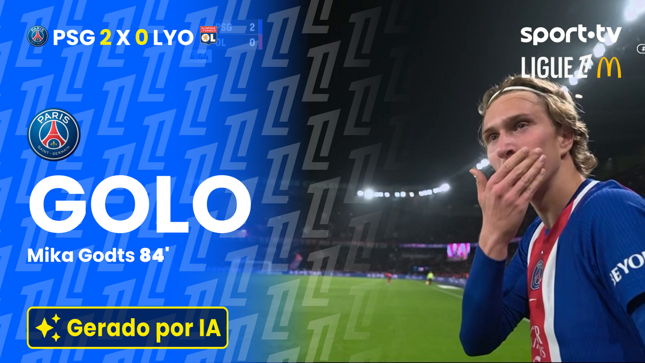 ▶️ Remate de Godts, assistência de Ndjantou e o PSG fica mais folgado 🍿