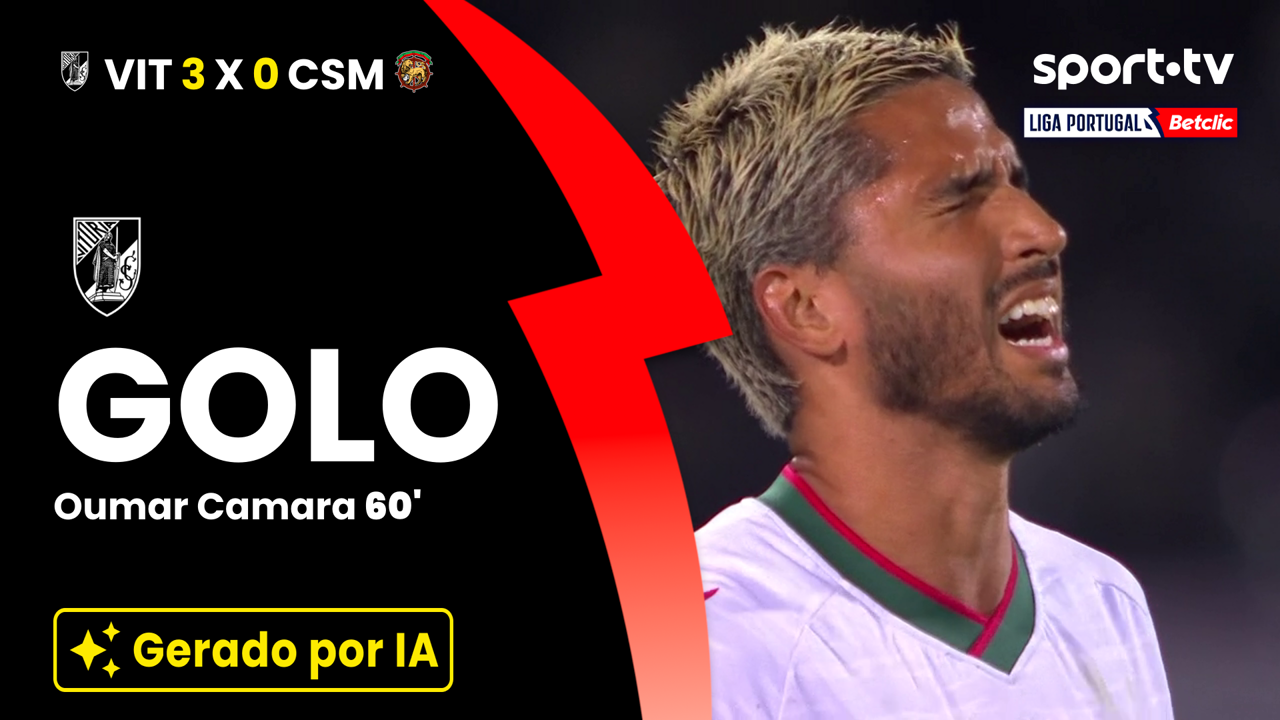 ▶️ Camara atira de pé firme e coloca o Vitória SC a vencer por 3-0 🔫